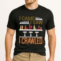 Bar Crawl I Came I Saw I Crawled Pub Crawl Alcohol Drinking Cooling Performance Crew T-Shirt