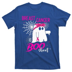 Breast Cancer Is Boo Sheet Breast Cancer Boo Halloween T-Shirt