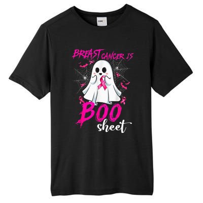 Breast Cancer Is Boo Sheet Halloween Breast Cancer Awareness Tall Fusion ChromaSoft Performance T-Shirt