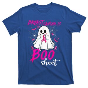 Breast Cancer Is Boo Sheet Halloween Breast Cancer Awareness T-Shirt