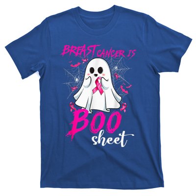 Breast Cancer Is Boo Sheet Halloween Breast Cancer Awareness T-Shirt