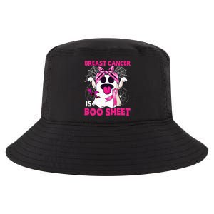 Breast Cancer Is Boo Sheet Halloween Funny Ghost Pink Ribbon Cool Comfort Performance Bucket Hat