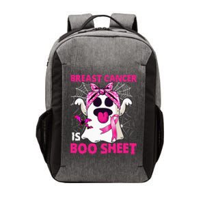 Breast Cancer Is Boo Sheet Halloween Funny Ghost Pink Ribbon Vector Backpack