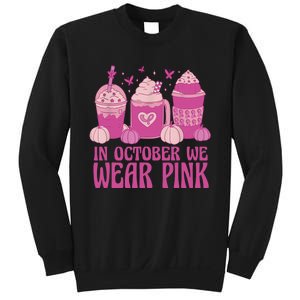 Breast Cancer In October We Wear Pink Sweatshirt