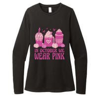 Breast Cancer In October We Wear Pink Womens CVC Long Sleeve Shirt