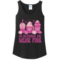 Breast Cancer In October We Wear Pink Ladies Essential Tank