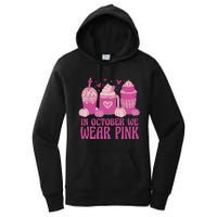 Breast Cancer In October We Wear Pink Women's Pullover Hoodie