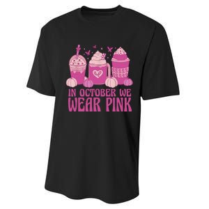 Breast Cancer In October We Wear Pink Performance Sprint T-Shirt