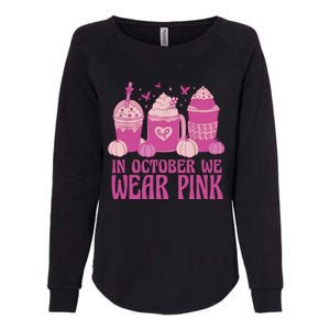 Breast Cancer In October We Wear Pink Womens California Wash Sweatshirt