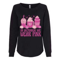 Breast Cancer In October We Wear Pink Womens California Wash Sweatshirt