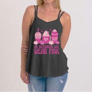 Breast Cancer In October We Wear Pink Women's Strappy Tank