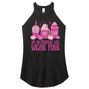 Breast Cancer In October We Wear Pink Women's Perfect Tri Rocker Tank