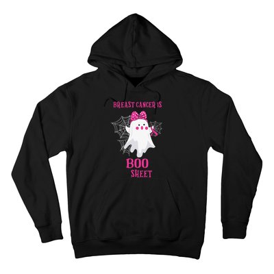 Breast Cancer Is Boo Sheet Halloween Ghost Hoodie