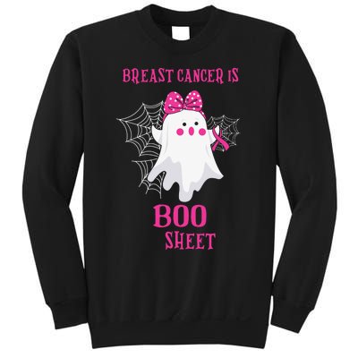 Breast Cancer Is Boo Sheet Halloween Ghost Sweatshirt