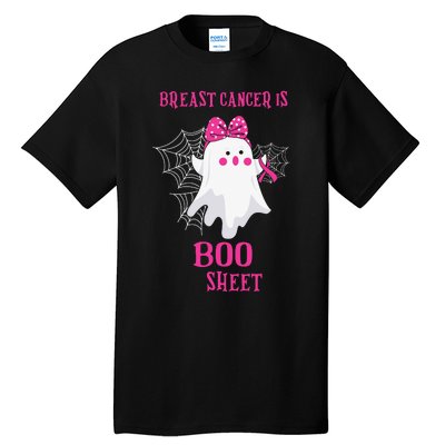 Breast Cancer Is Boo Sheet Halloween Ghost Tall T-Shirt