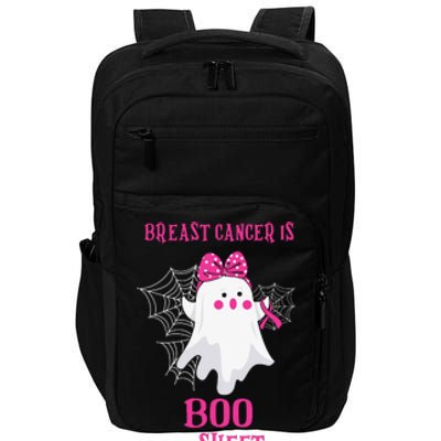 Breast Cancer Is Boo Sheet Halloween Ghost Impact Tech Backpack