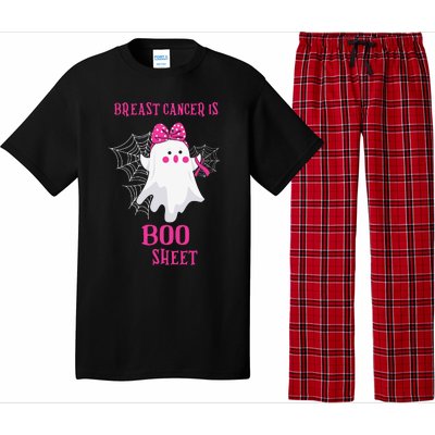 Breast Cancer Is Boo Sheet Halloween Ghost Pajama Set