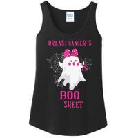 Breast Cancer Is Boo Sheet Halloween Ghost Ladies Essential Tank