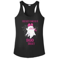 Breast Cancer Is Boo Sheet Halloween Ghost Ladies PosiCharge Competitor Racerback Tank