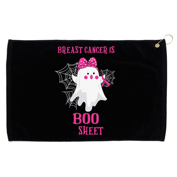 Breast Cancer Is Boo Sheet Halloween Ghost Grommeted Golf Towel