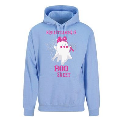 Breast Cancer Is Boo Sheet Halloween Ghost Unisex Surf Hoodie