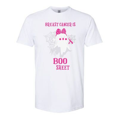 Breast Cancer Is Boo Sheet Halloween Ghost Softstyle CVC T-Shirt