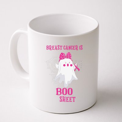 Breast Cancer Is Boo Sheet Halloween Ghost Coffee Mug