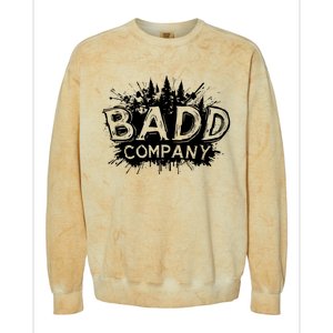 Badd Company Ink Blot Colorblast Crewneck Sweatshirt