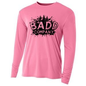 Badd Company Ink Blot Cooling Performance Long Sleeve Crew