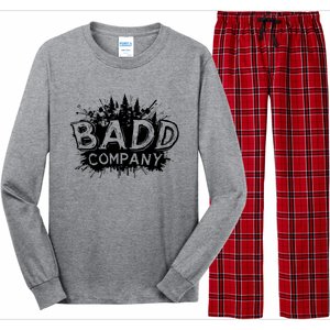 Badd Company Ink Blot Long Sleeve Pajama Set