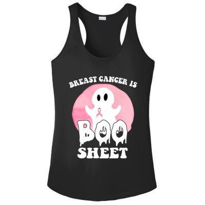 Breast Cancer Is Boo Sheet Funny Ghost Ladies PosiCharge Competitor Racerback Tank