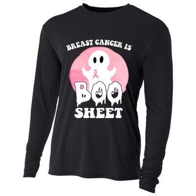 Breast Cancer Is Boo Sheet Funny Ghost Cooling Performance Long Sleeve Crew
