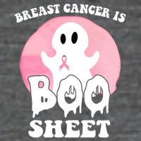 Breast Cancer Is Boo Sheet Funny Ghost Baby Bodysuit