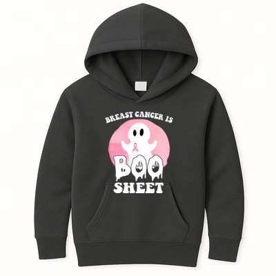 Breast Cancer Is Boo Sheet Funny Ghost Kids Hoodie