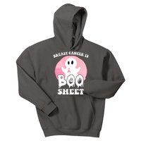 Breast Cancer Is Boo Sheet Funny Ghost Kids Hoodie