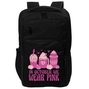 Breast Cancer In October We Wear Pink Impact Tech Backpack