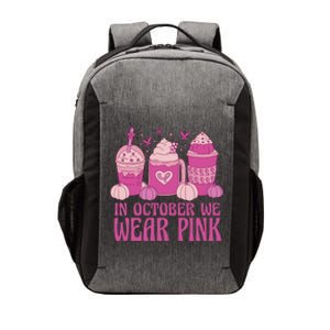 Breast Cancer In October We Wear Pink Vector Backpack