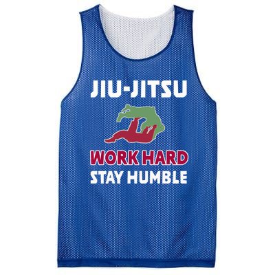 Best Classic Jiu Jitsu Gift Work Hard Stay Humble Meaningful Gift Mesh Reversible Basketball Jersey Tank