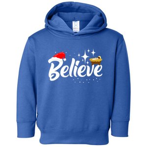 Believe Christmas Jesus Christmas Gift Toddler Hoodie