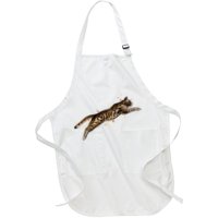 Bengal Cat Jumping From A Splash Apron