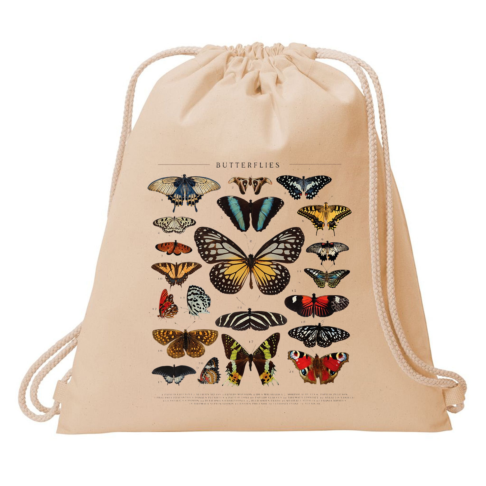 Butterfly Collection Just A Girl Who Loves Butterflies Drawstring Bag