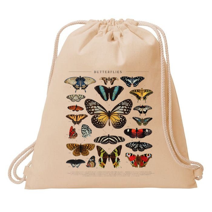 Butterfly Collection Just A Girl Who Loves Butterflies Drawstring Bag