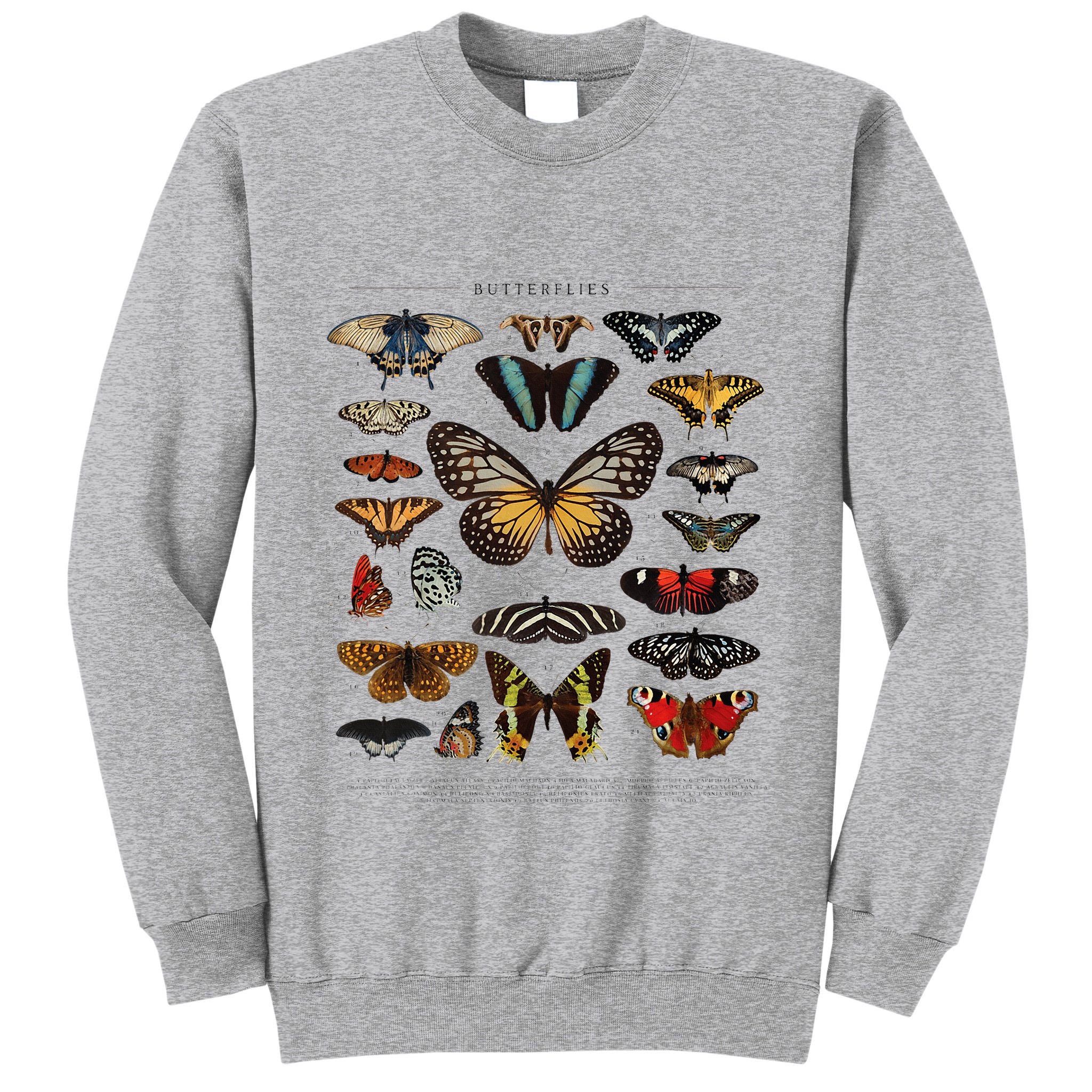 Butterfly Collection Just A Girl Who Loves Butterflies Tall Sweatshirt