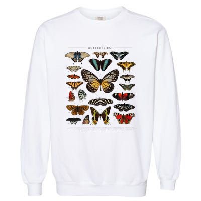 Butterfly Collection Just A Girl Who Loves Butterflies Garment-Dyed Sweatshirt