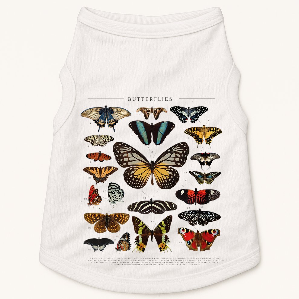 Butterfly Collection Just A Girl Who Loves Butterflies Doggie Tank