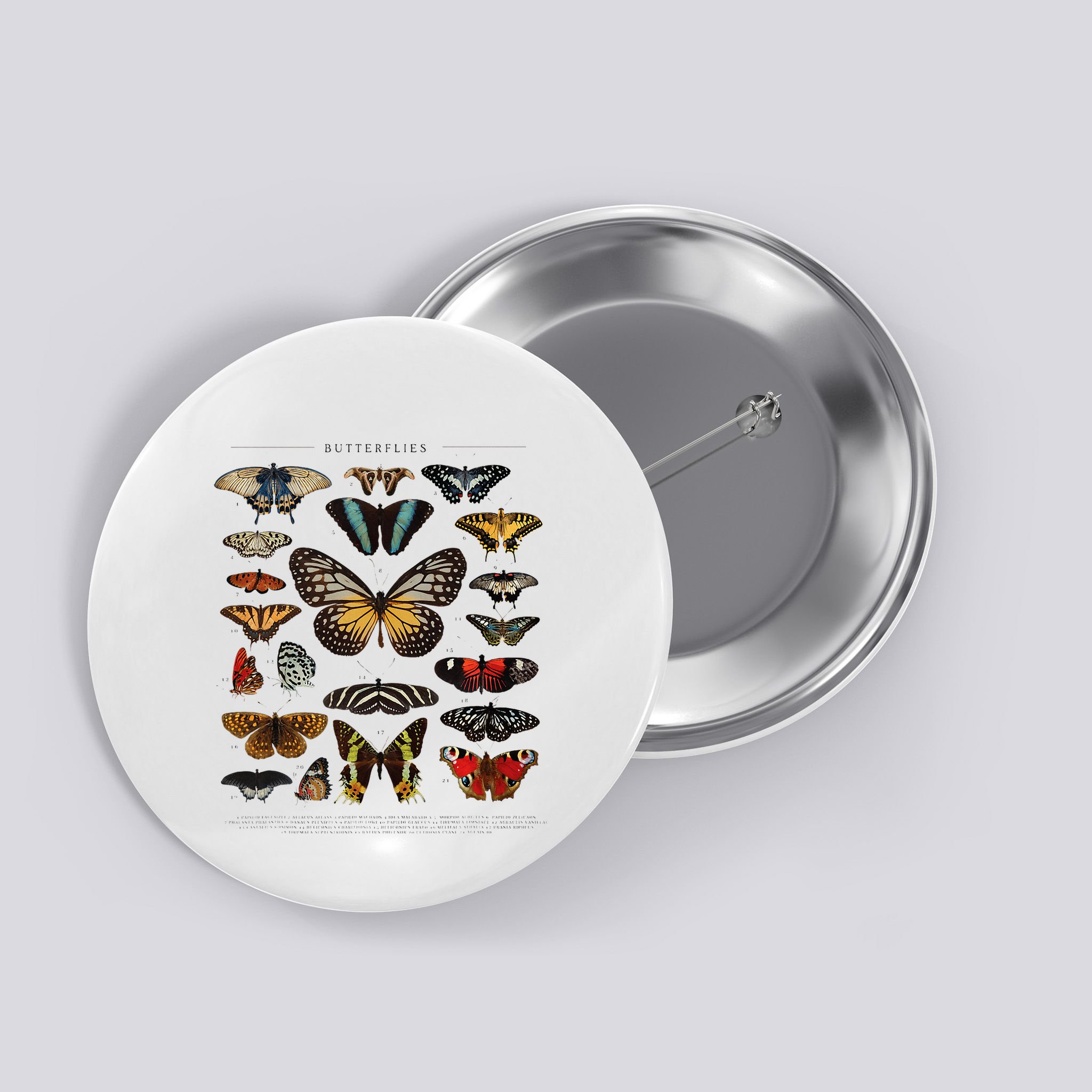 Butterfly Collection Just A Girl Who Loves Butterflies Button