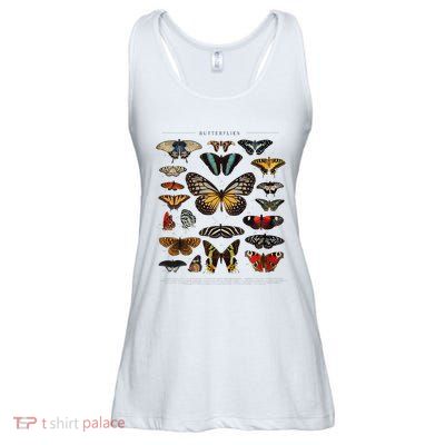 Butterfly Collection Just A Girl Who Loves Butterflies Ladies Essential Flowy Tank