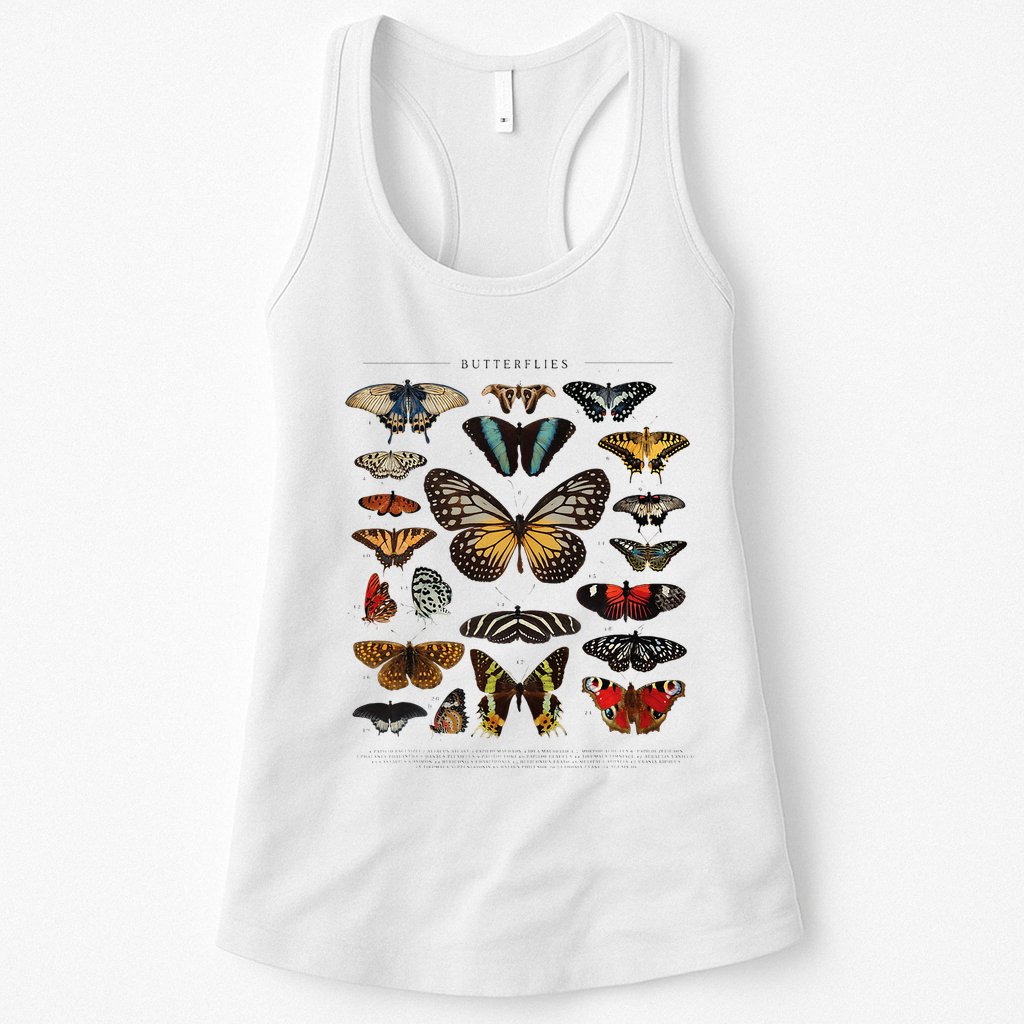 Butterfly Collection Just A Girl Who Loves Butterflies Womens Tank Top