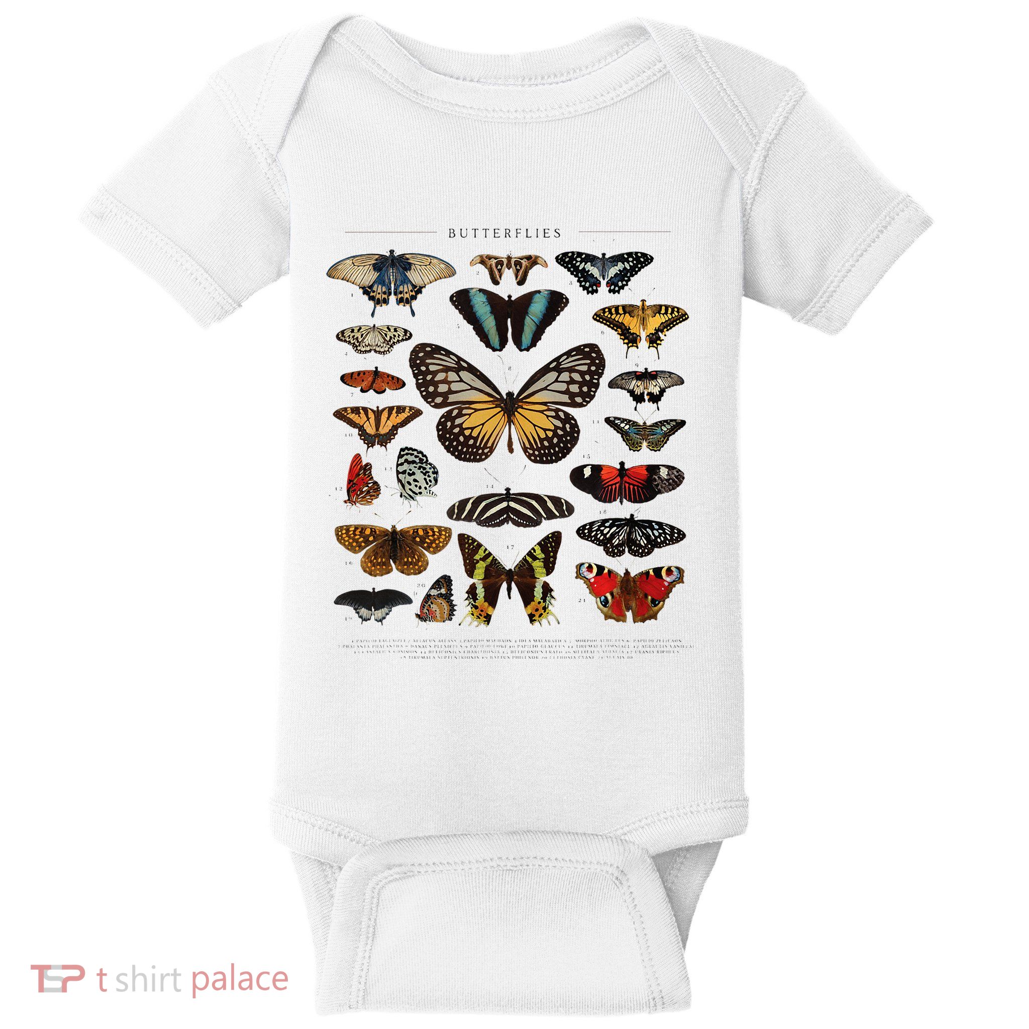 Butterfly Collection Just A Girl Who Loves Butterflies Baby Bodysuit