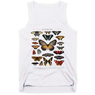 Butterfly Collection Just A Girl Who Loves Butterflies Tank Top